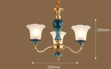 lustre en céramique et cuivre pour une ambiance moderne et simple - Image 14