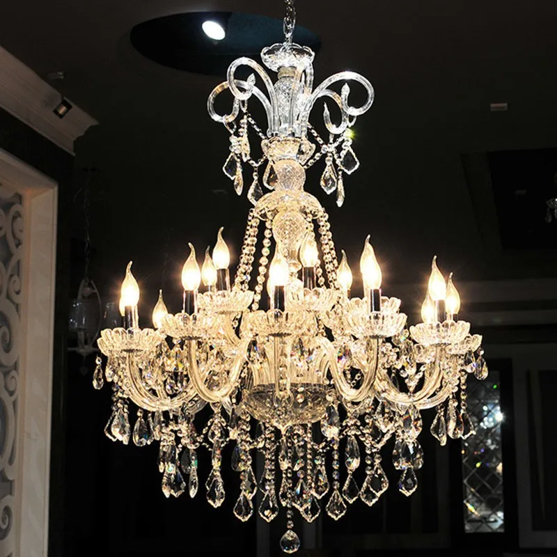 lustre en cristal à led design nordique pour un éclairage élégant - Image 6