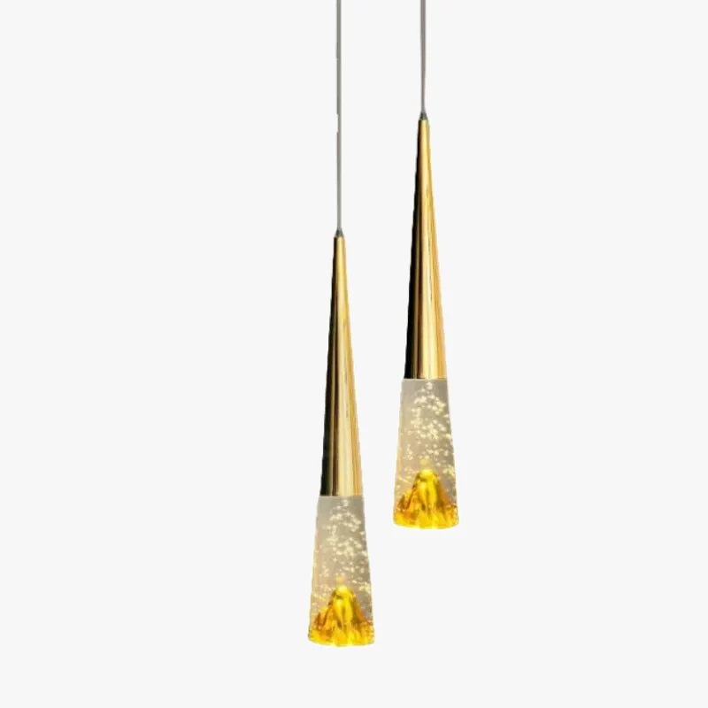 lustre en cristal bulles pour éclairage de luxe nordique - Image 3