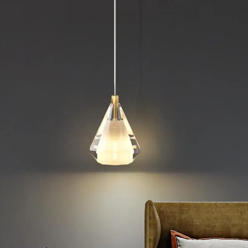 lustre en cristal de cuivre antique design luxueux éclairage moderne - Image 3
