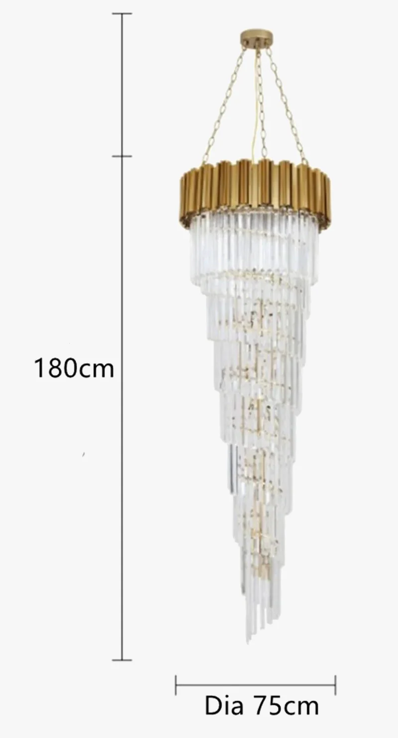 lustre en cristal de luxe pour décoration intérieure élégante - Image 6