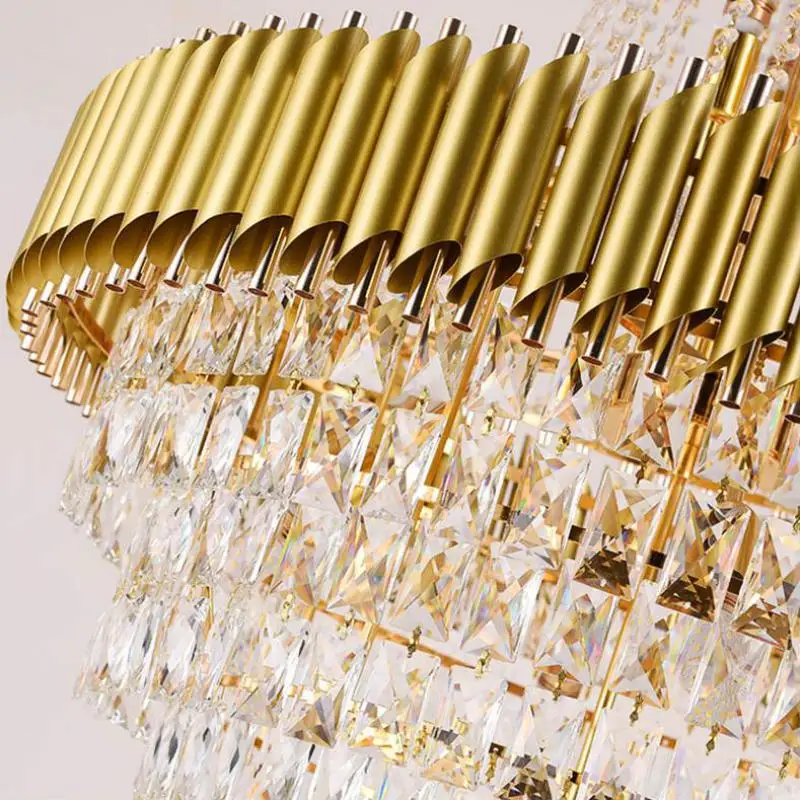 lustre en cristal de luxe pour éclairage élégant et moderne - Image 2