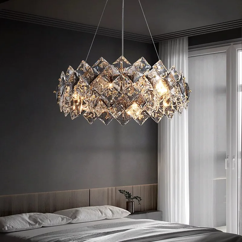 lustre en cristal design minimaliste pour un intérieur élégant - Image 4