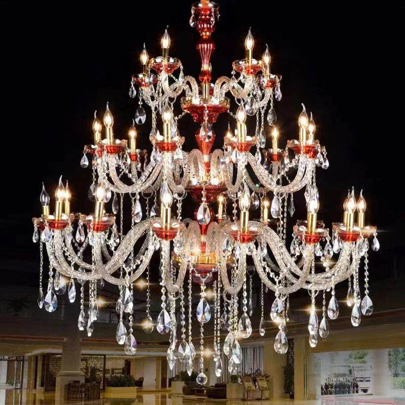 lustre en cristal design pour décoration de restaurant et café - Image 2