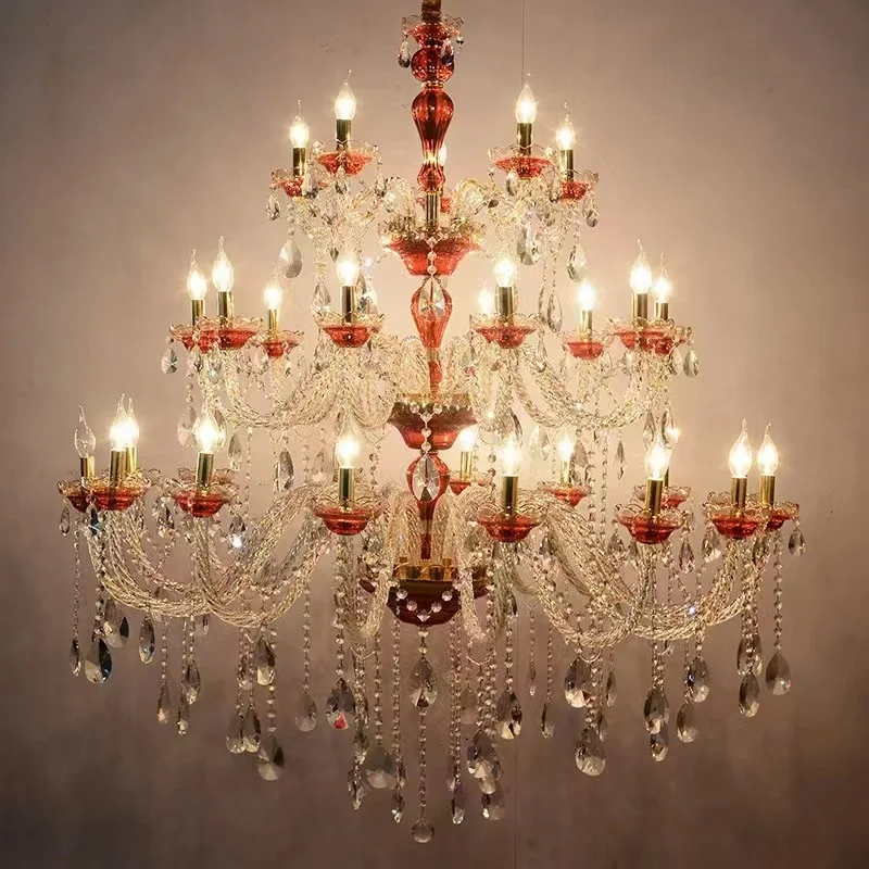 lustre en cristal design pour décoration de restaurant et café - Image 4