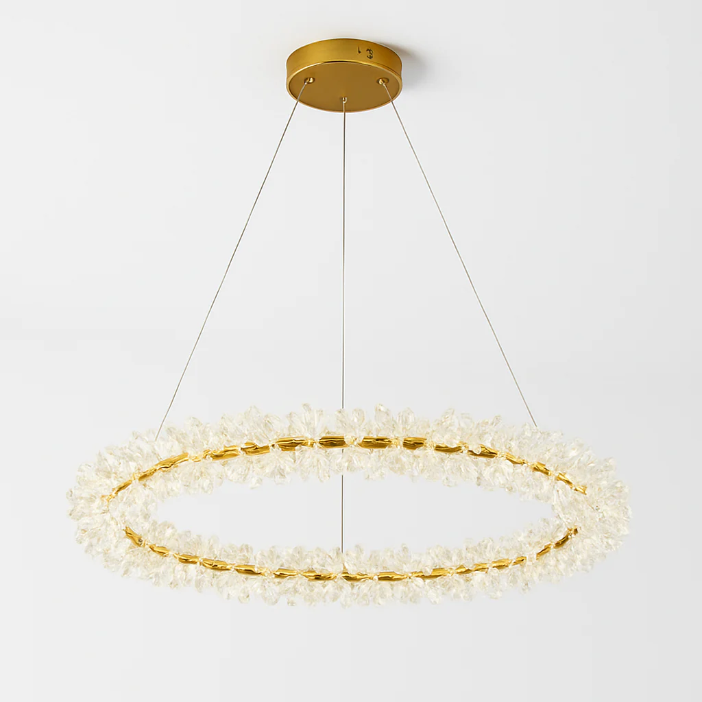 lustre en cristal design pour éclairage intérieur élégant - Image 13