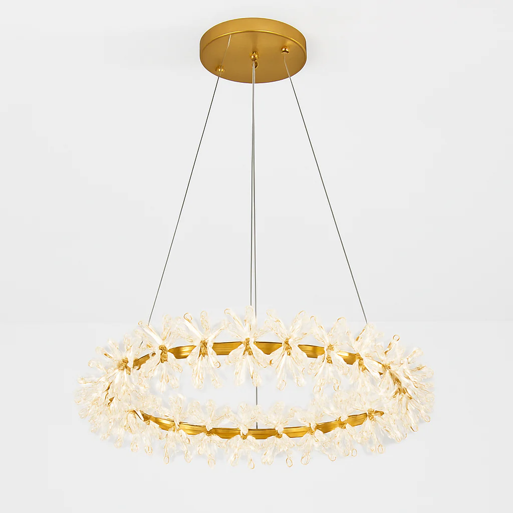 lustre en cristal design pour éclairage intérieur élégant - Image 14