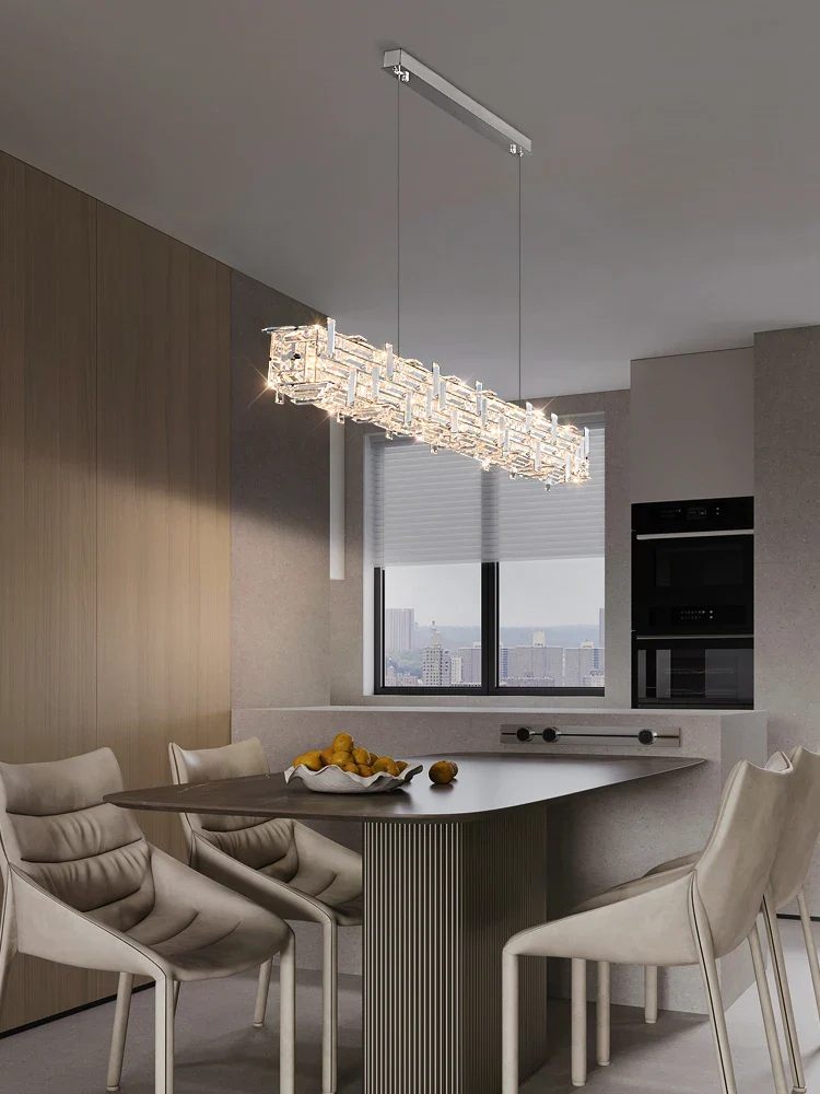 lustre en cristal design pour espace moderne et élégant - Image 4