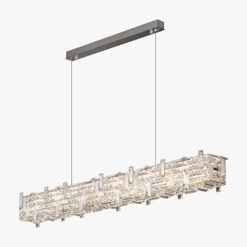 lustre en cristal design pour espace moderne et élégant - Image 6