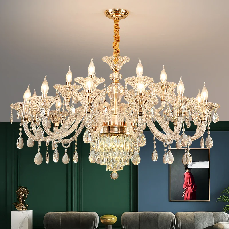 lustre en cristal design pour un éclairage élégant et raffiné - Image 4