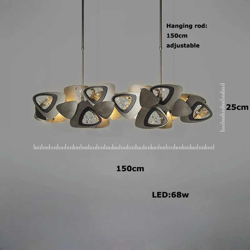 lustre en cristal design tendance éclairage moderne à led - Image 7