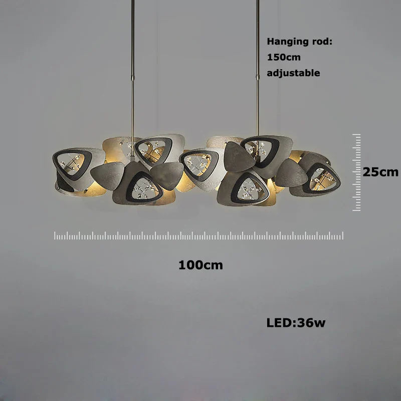 lustre en cristal design tendance éclairage moderne à led - Image 9