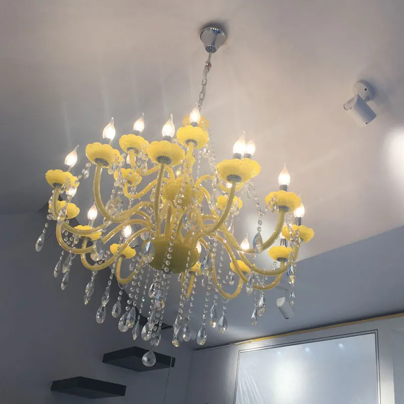 lustre en cristal fantaisie pour mariage moderne élégant - Image 2