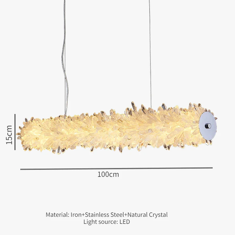 lustre en cristal léger pour décoration moderne et élégante - Image 6