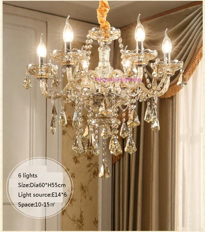 lustre en cristal lumineux pour décoration moderne élégante - Image 12