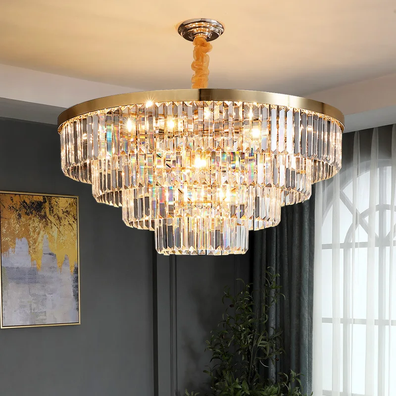lustre en cristal luxe pour décoration intérieure et éclairage élégant - Image 2