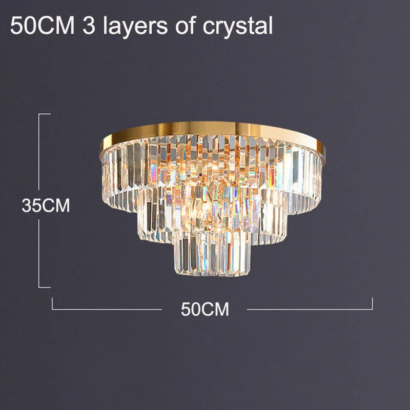 lustre en cristal luxe pour décoration intérieure et éclairage élégant - Image 9