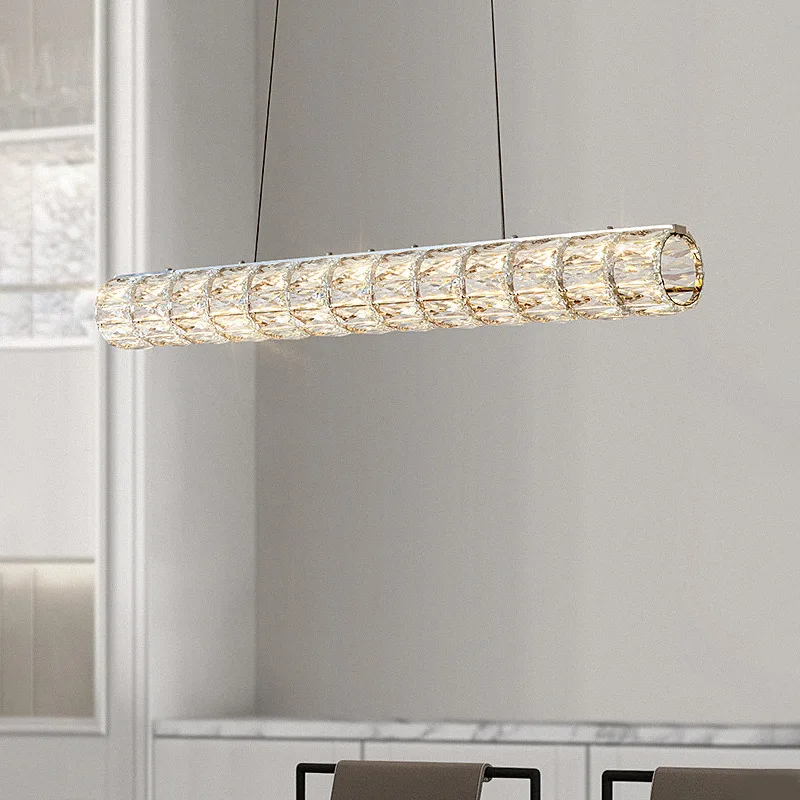 lustre en cristal moderne à suspension simple et élégant - Image 4