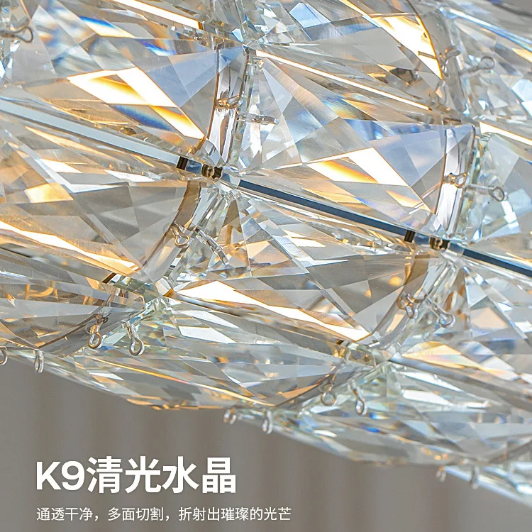 lustre en cristal moderne à suspension simple et élégant - Image 6