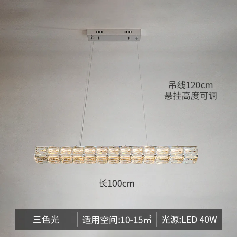 lustre en cristal moderne à suspension simple et élégant - Image 7