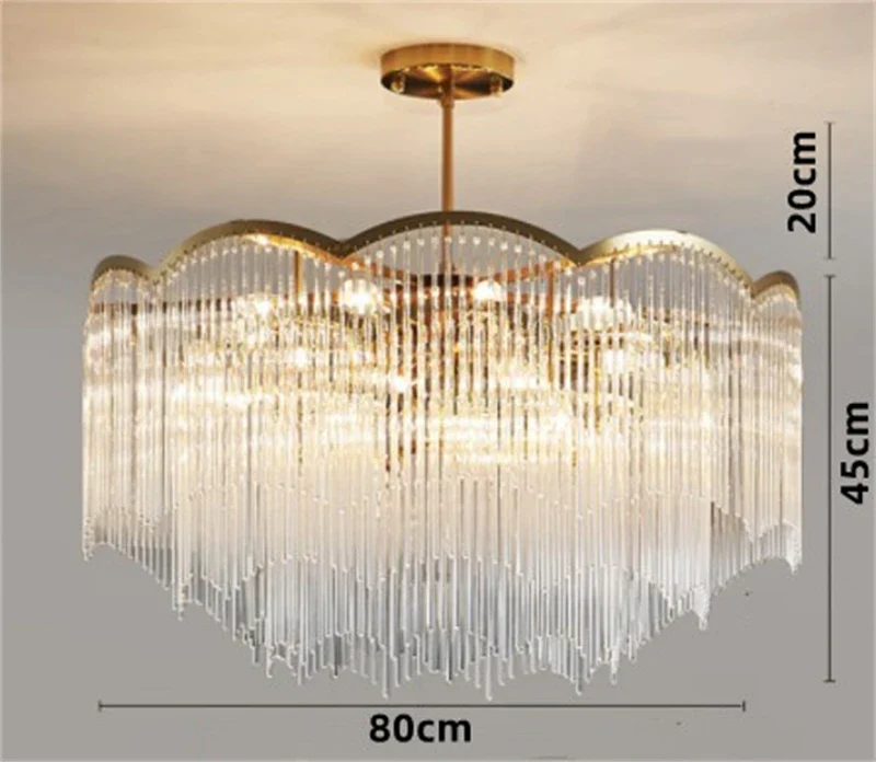 lustre en cristal moderne design luxe pour intérieur - Image 10