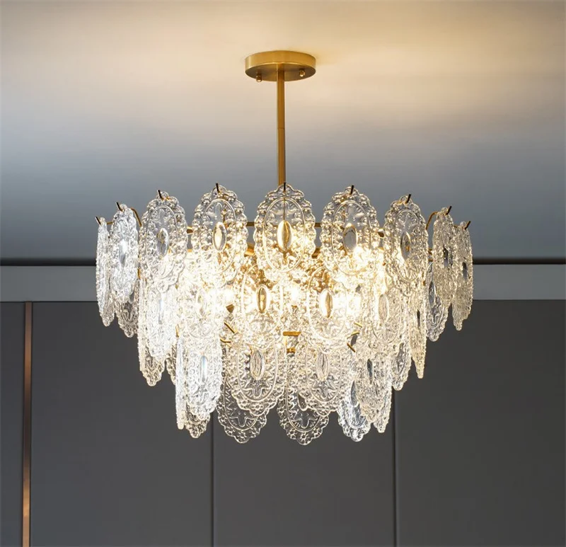 lustre en cristal moderne design luxe pour une ambiance élégante - Image 2