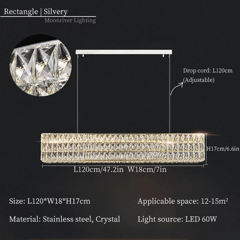 lustre en cristal moderne pour décoration intérieure de luxe - Image 14