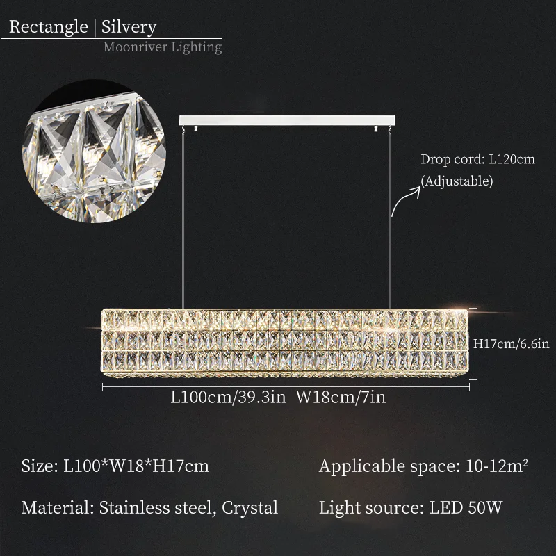 lustre en cristal moderne pour décoration intérieure de luxe - Image 16
