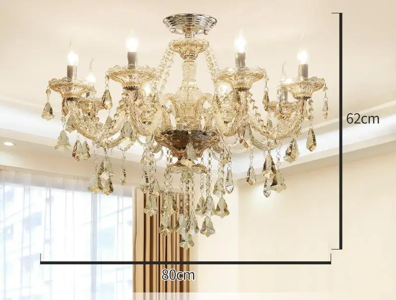 lustre en cristal moderne pour décoration intérieure élégante - Image 12