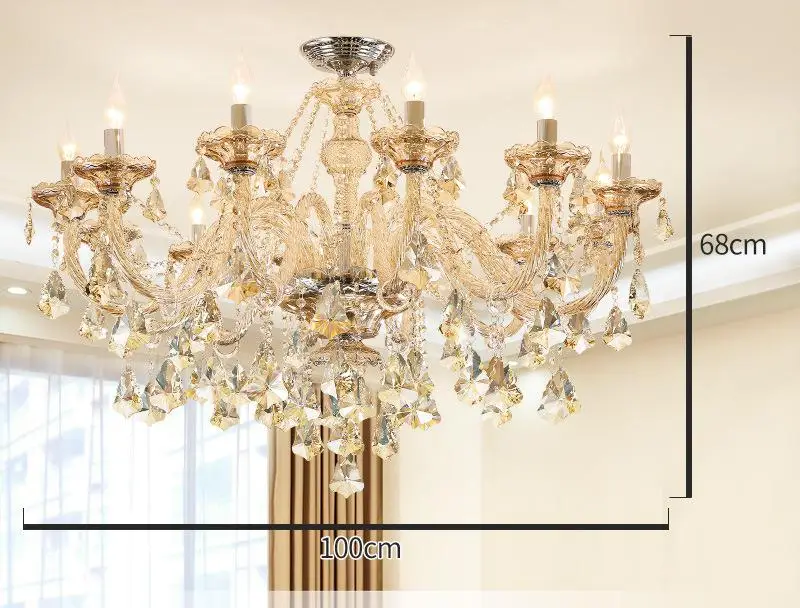 lustre en cristal moderne pour décoration intérieure élégante - Image 13