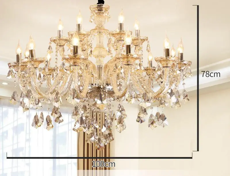 lustre en cristal moderne pour décoration intérieure élégante - Image 14