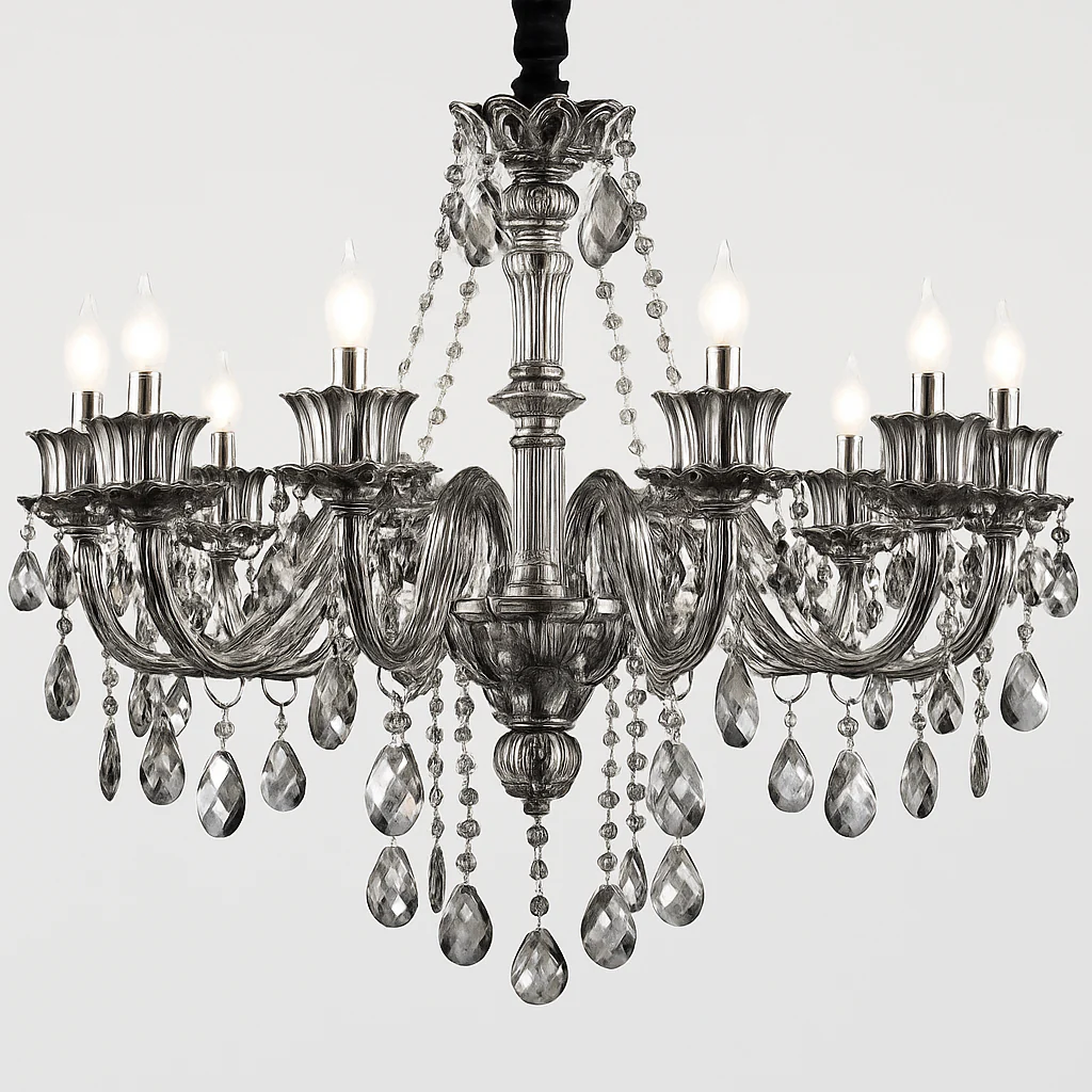 lustre en cristal moderne pour éclairage d'ambiance élégante - Image 8