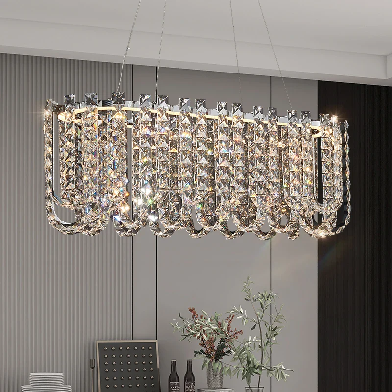 lustre en cristal moderne pour un intérieur élégant et raffiné - Image 3