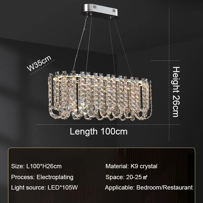 lustre en cristal moderne pour un intérieur élégant et raffiné - Image 9