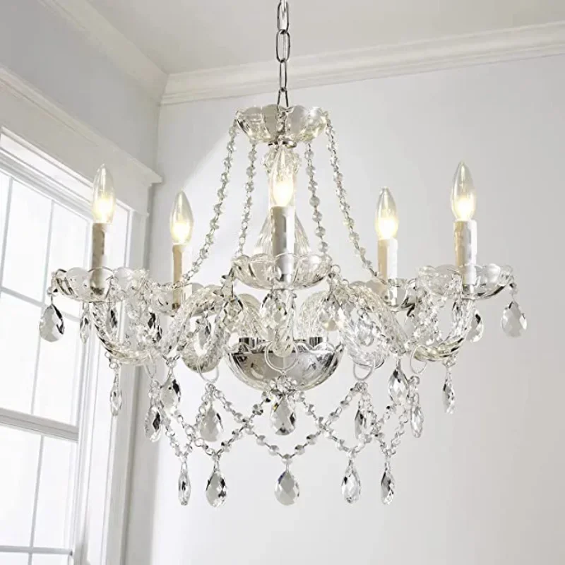 lustre en cristal moderne pour une décoration élégante et lumineuse - Image 2