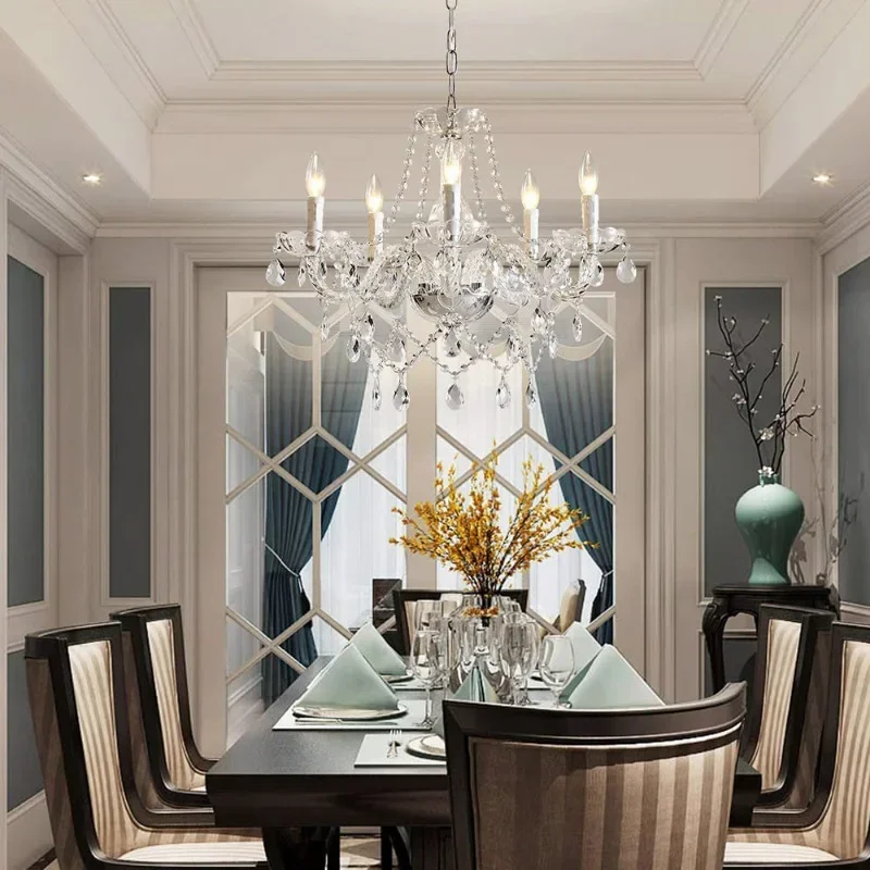 lustre en cristal moderne pour une décoration élégante et lumineuse - Image 7
