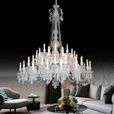 lustre en cristal noir pour un éclairage luxueux et élégant - Image 18