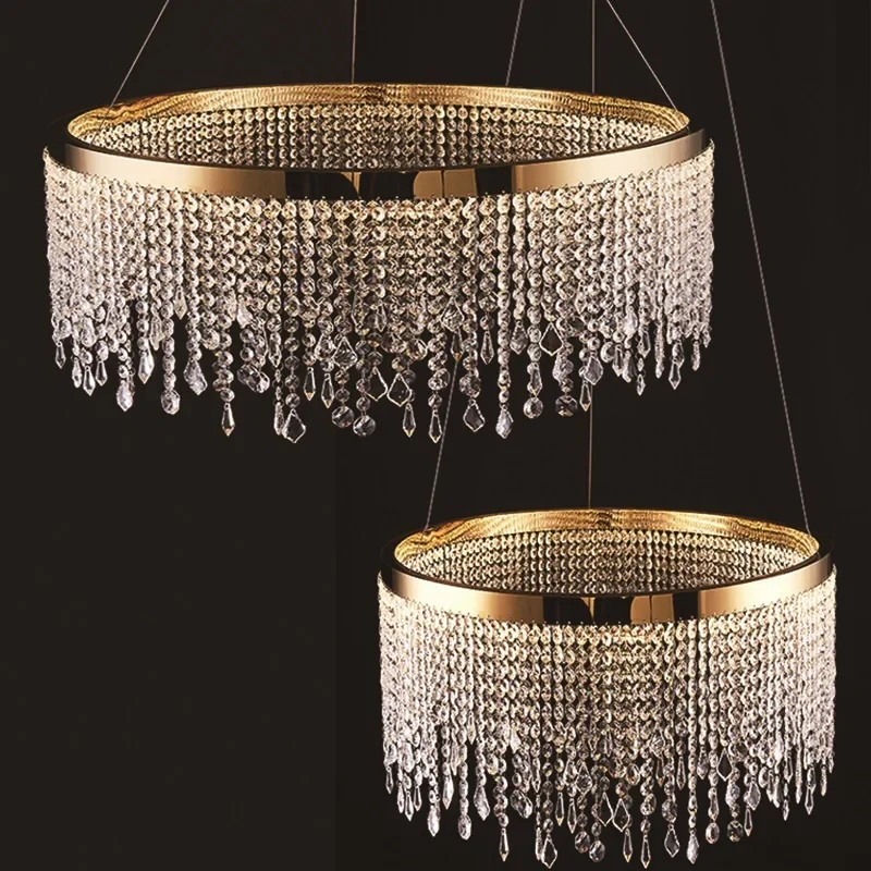 lustre en cristal postmoderne pour décoration intérieure élégante - Image 2