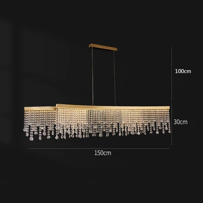 lustre en cristal postmoderne pour décoration intérieure élégante - Image 9
