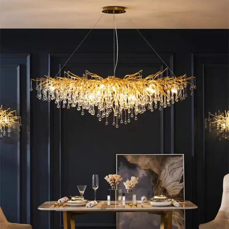 lustre en cristal pour éclairage créatif et décoration élégante - Image 6