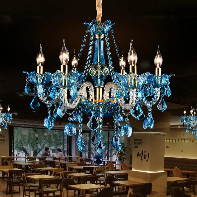 lustre en cristal pour éclairage de restaurant et café - Image 5