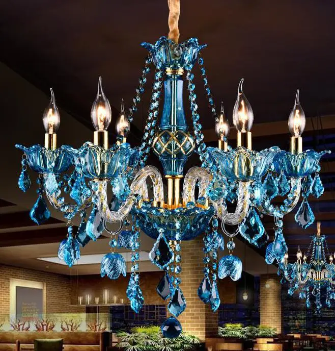 lustre en cristal pour éclairage de restaurant et café - Image 8