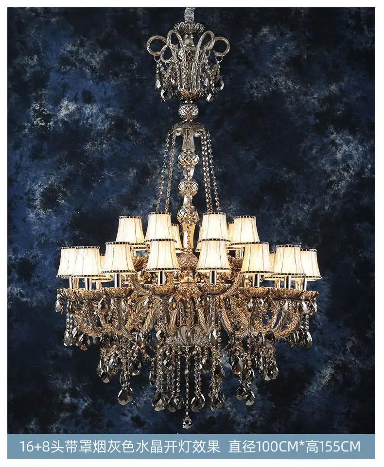 lustre en cristal pour éclairage moderne et élégant - Image 15
