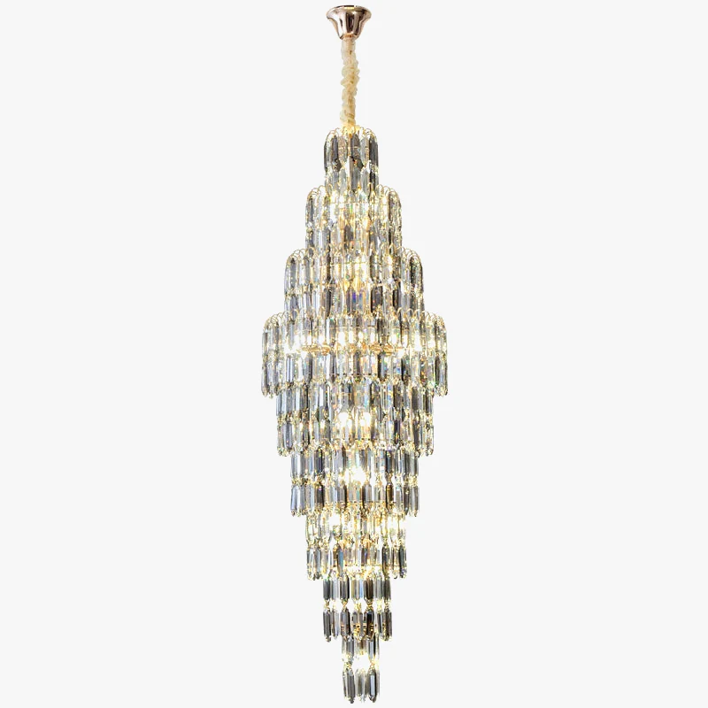 lustre en cristal pour escalier et halls d'hôtel - Image 6