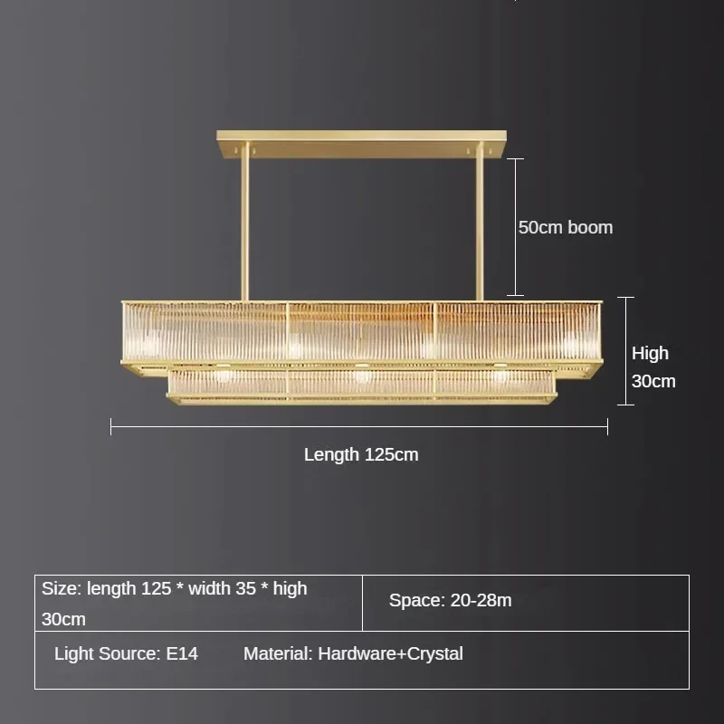 lustre en cristal rétro circulaire design pour décoration intérieure - Image 11