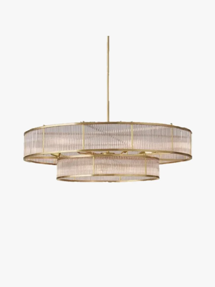 lustre en cristal rétro circulaire design pour décoration intérieure - Image 6