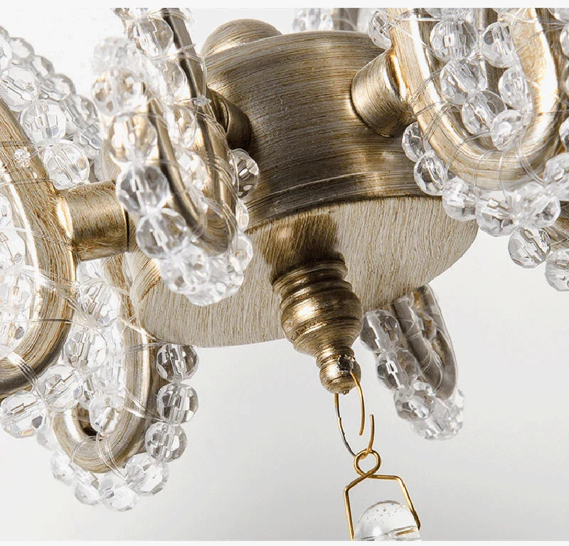 lustre en cristal rétro pour un éclairage tendance intérieur - Image 4