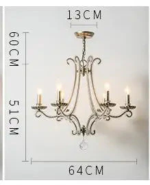 lustre en cristal rétro pour un éclairage tendance intérieur - Image 5