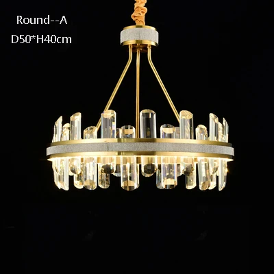 lustre en cristal rond design postmoderne pour un intérieur créatif - Image 15