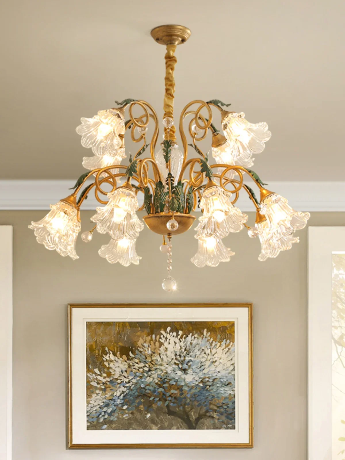 lustre en cristal rustique pour éclairage intérieur industriel - Image 5